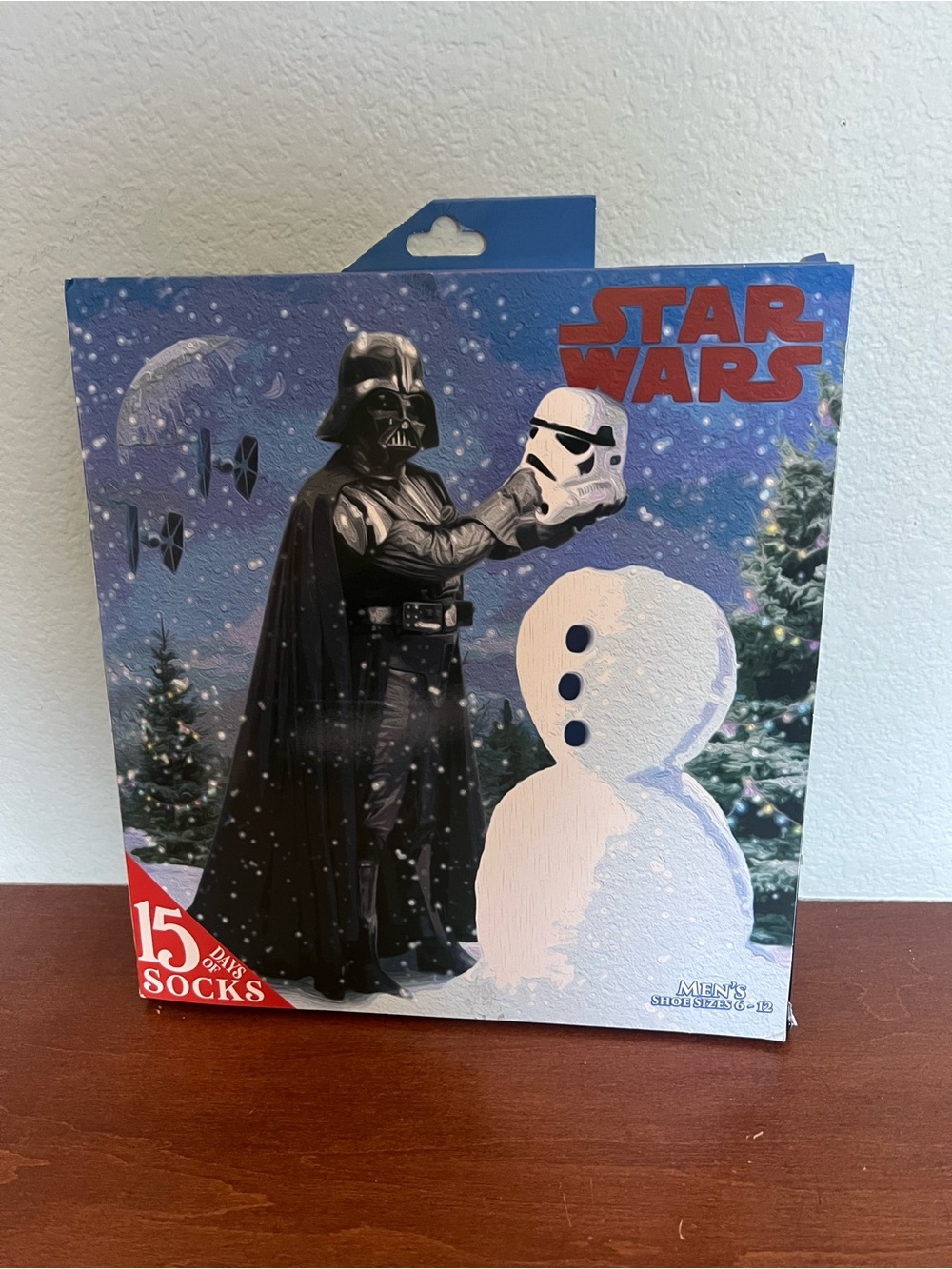 Star Wars Holiday 15 Days of Socks Advent Calendar 6-12 NEW